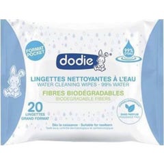 Dodie Linget Água Biodegradável 20 pcs