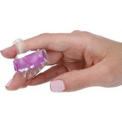 Casual Love Finger Stimulator Púrpura 1pc