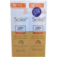 Spray solar Solei para crianças SPF50 + 150ml + 150ml