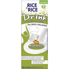 R&amp;R ARROZ BEBER AMÊNDOAS 1LT