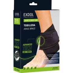 Exdol Ankle Brace Neoprene Cor Preto 1ud