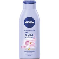 Óleo de Nivea em Loção Rosa e Óleo de Argan 400ml