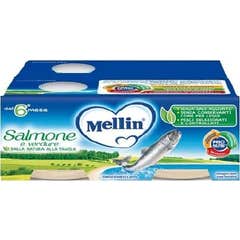 Mellin Papilla Salmón 4x80g