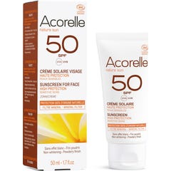 Crema Solar Facial Spf50 Acorelle 50 ml