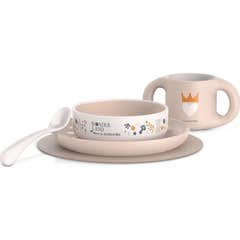 Suavinex® louça de mesa de aprendizagem rosa