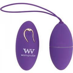 Womanvibe Alsan Controle Remoto de Ovo Vibratório Silic Purple 1 peça