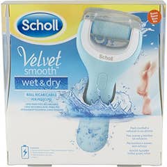 Scholl Velvet Pés de lima molhados e secos 1 peça