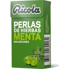Ricola mint pearls açúcar sem açúcar 25g