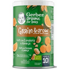 Gerber Organic Grain&Grow Cenoura e Laranja +10M 35g