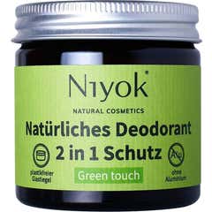 Niyok Green Touch Desodorizante Antitranspirante 2 em 1 40 ml