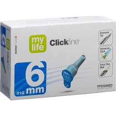 Mylife Clickfine 6mmx31g Agulha 100 Unidades
