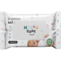 Nanoucare Toalhetes de Limpeza para Bebés 70 Unidades