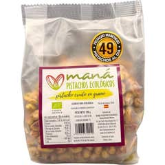 Maná Pistaches Pistache Ecológico Cru Sem Casca 300 g