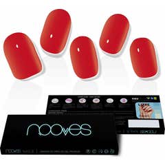 Nooves Crimson Red Premium Luxe Solid Lâmina Vermelh 20 Unidades