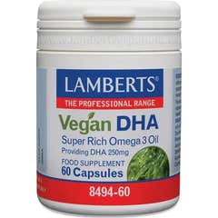 Lamberts DHA vegan 60 cápsulas de 250mg