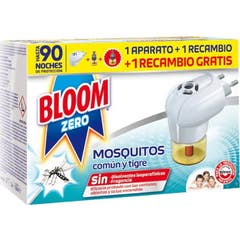 Bloom Zero Dispositivo Repelente de Mosquitos + 2 Recargas