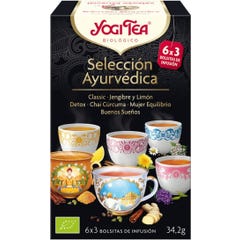 Chá Yogi Selecção Ayurvédica 6 x 3 18 Sachês
