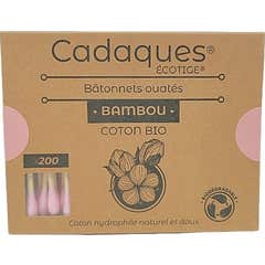 Cadaques Bamboo Sticks Pink 200uts