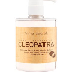 Alma Secret Gel de Banho Cleópatra Leite de Burro, Óleo de Argan e Leite de Coco 500ml Alma Secret Gel de Banho Cleópatra Leite de Burro, Óleo de Argan e Leite de Coco 500ml