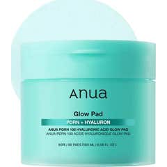 Anua PDRN 100 Hyaluronic Acid Glow Pad 60 unid.