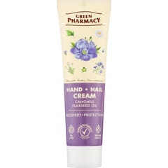 Green Pharmacy Creme de Mãos e Unhas Camomila Linhaça 100 ml