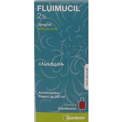 Fluimucil 2% Acetilcisteína Solução Oral Crianças 20mg/ml 200ml