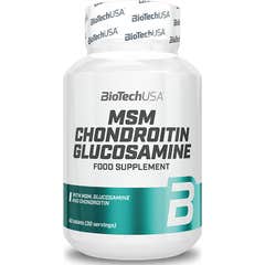 Biotech USA MSM + Condroitina + Glucosamina 60caps