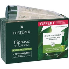 Rene Furterer Triphasic Progressive 8 x 5,5ml + Champú RENE FURTERER ,