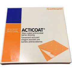 Smith &amp; Nephew Acticoat Acticoat Wrap 10x10cm Caixa 12uds