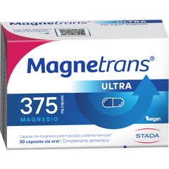 Magnetrans Ultra 375 mg Magnésio 50 cápsulas