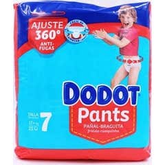 Fraldas Infantis Dodot Calças 7 +17kg 23pcs