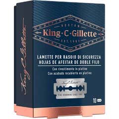 Gillette King Double Edge Replacement Blades 10uds