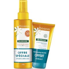 Klorane Spray Solar SPF50 200ml + Gel Duche 75ml