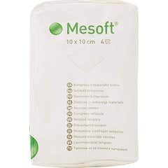 Mesoft Não Estéril Compressas Não Tecidas 10x10cm 100uts