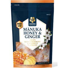 Manuka New Zealand Caramelos Jengibre & Isomalt Bio 120g