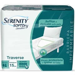 Serenity Trav Soft Dry Sensitive Empapador 80x180 15uds