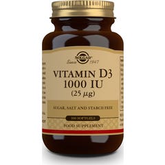 Solgar Vitamina D3 25mg 100 softgels