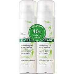 Klorane Pack Shampoo Seco Leite de Aveia 2X150 ml