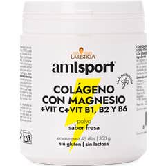 Colageno Con Magnesio + Vit C + Vit B1, B2 Y B6 Sabor Fresa 350