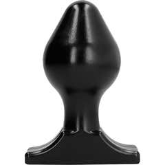 Todos os plugues anal preto 16x8cm 1pc