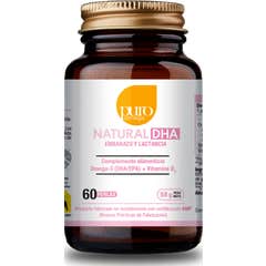 Amamentação Pura Ómega Natural DHA Gravidez DHA 60 Pérolas