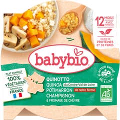 BabyBio Quinotto Quinoa Abóbora Cogumelo +12M 230 g