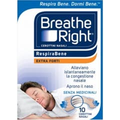 Breathe Right Parches Nasales Extra Fuertes 10uds