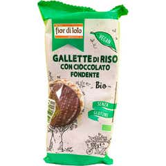 Fior di Loto Tortitas Arroz Chocolate Negro 100g