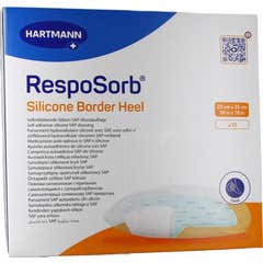 Hartmann RespoSorb Borda de Silicone Calcanhar 25 x 25 cm 10 unid.