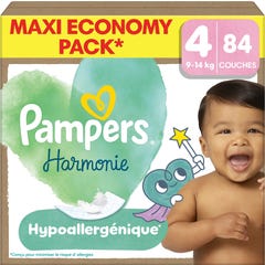 Pampers Harmonie Fraldas Tamanho 4 9-14 kg 84 unid.