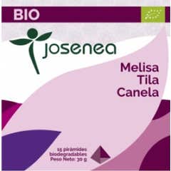 Josenea melisa tila canela bio caixa 15 pirâmides