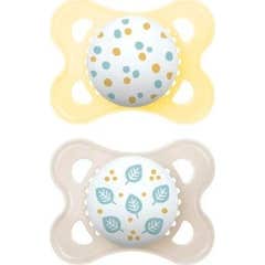 Mam chupeta Baby Soother Original Silicone 0-6 M Pack Duplo A