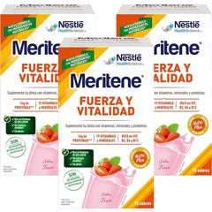 Meritene Força e Vitalidade Morango 3x15 Sachês