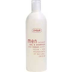 Ziaja Men Gel de Banho e Champô Red Cedar 400ml